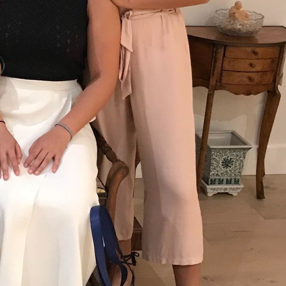 Blush culottes
